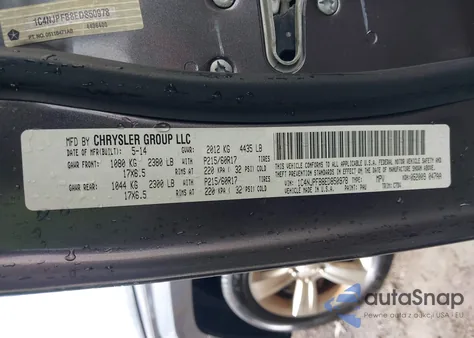 2014 Jeep Patriot Latitude из США, поврежденный, VIN 1C4NJPFB8ED850978